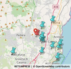 Mappa Via Messina, 95029 Viagrande CT, Italia (4.4625)