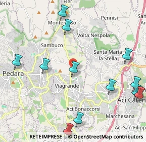 Mappa Via Messina, 95029 Viagrande CT, Italia (3.03083)