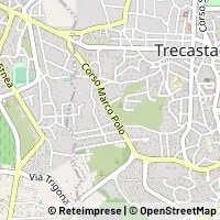 Mapa Trecastagni