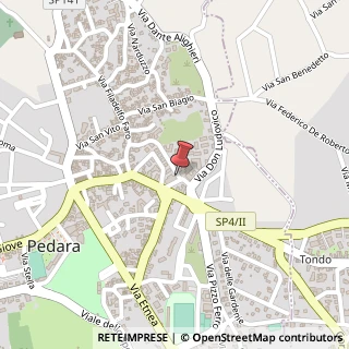 Mappa Via Eugenio Montale, 3, 95030 Pedara, Catania (Sicilia)