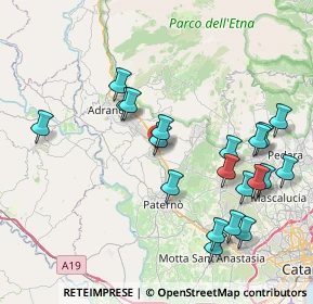 Mappa Via Paolo Borsellino, 95038 Santa Maria di Licodia CT, Italia (9.6775)