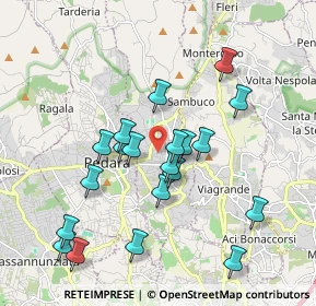 Mappa Via Mulino a Vento, 95039 Trecastagni CT, Italia (2.075)