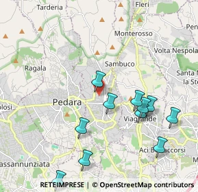 Mappa Via Mulino a Vento, 95039 Trecastagni CT, Italia (2.43364)