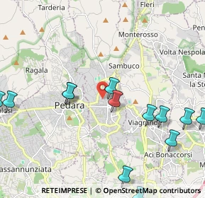Mappa Via Mulino a Vento, 95039 Trecastagni CT, Italia (2.95385)