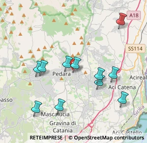 Mappa Via Mulino a Vento, 95039 Trecastagni CT, Italia (4.38364)