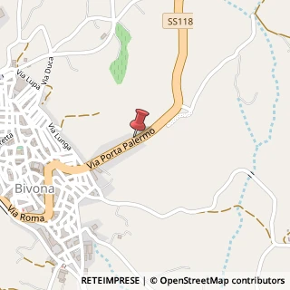 Mappa Via Porta Palermo,  137, 92010 Bivona, Agrigento (Sicilia)
