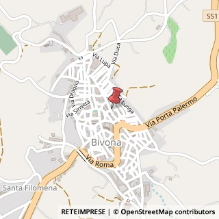 Mappa Via L. Panepinto, 32, 92010 Bivona, Agrigento (Sicilia)