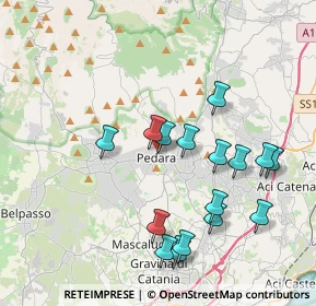 Mappa Via S. Caterina, 95030 Pedara CT, Italia (4.38438)