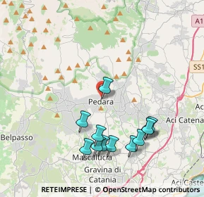 Mappa Via S. Caterina, 95030 Pedara CT, Italia (4.61083)