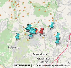 Mappa Via Caltanissetta, 95030 Nicolosi CT, Italia (2.735)