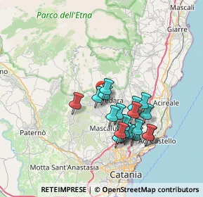 Mappa Via Caltanissetta, 95030 Nicolosi CT, Italia (6.98421)