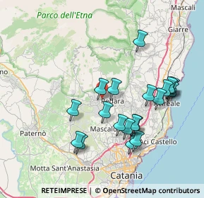 Mappa Via Caltanissetta, 95030 Nicolosi CT, Italia (8.4395)