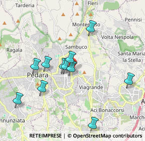 Mappa Via Teocrito, 95039 Trecastagni CT, Italia (2.03727)