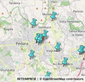 Mappa Via Teocrito, 95039 Trecastagni CT, Italia (2.20214)