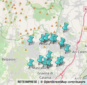 Mappa Via Capitano Tomaselli, 95030 Pedara CT, Italia (3.80765)