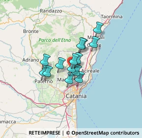 Mappa Via Capitano Tomaselli, 95030 Pedara CT, Italia (9.33857)