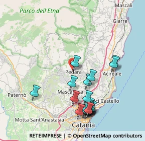 Mappa Via Capitano Tomaselli, 95030 Pedara CT, Italia (9.663)