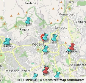 Mappa Via Dante Alighieri, 95030 Pedara CT, Italia (2.84083)