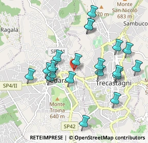 Mappa Via Dante Alighieri, 95030 Pedara CT, Italia (1.0815)