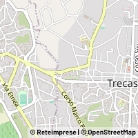 Mapa Trecastagni
