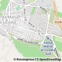 Térkép Santa Maria di Licodia