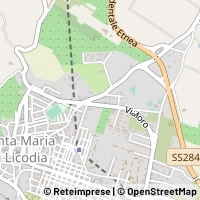 지도 Santa Maria di Licodia