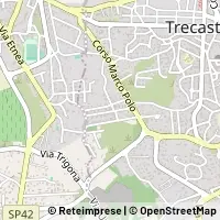 Mapa Trecastagni