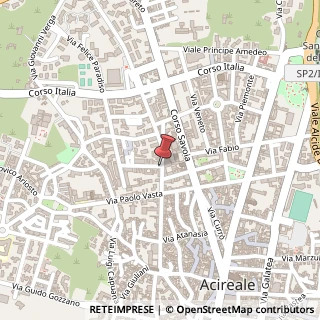 Mappa Via Grassi Bertazzi, 3, 95024 Acireale, Catania (Sicilia)