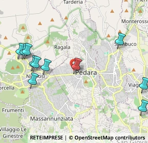 Mappa Via San Paolo, 95030 Pedara CT, Italia (2.82636)