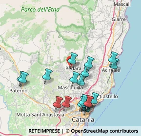 Mappa Via San Paolo, 95030 Pedara CT, Italia (9.3585)