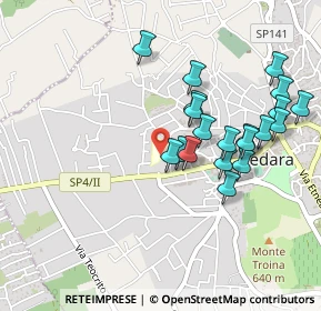 Mappa Via San Paolo, 95030 Pedara CT, Italia (0.516)