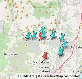 Mappa Via San Paolo, 95030 Pedara CT, Italia (3.23364)