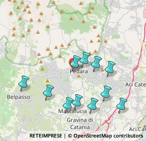 Mappa Via San Paolo, 95030 Pedara CT, Italia (4.36818)