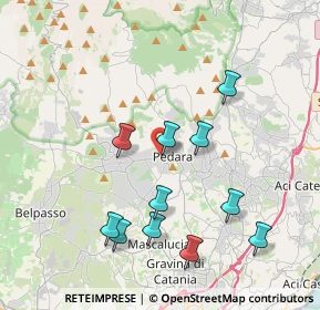 Mappa Via San Paolo, 95030 Pedara CT, Italia (4.41455)