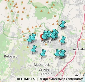 Mappa Via San Paolo, 95030 Pedara CT, Italia (2.93684)