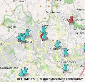 Mappa Via Principe di Giovanni, 95039 Trecastagni CT, Italia (2.64385)