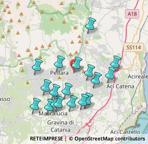 Mappa Via Principe di Giovanni, 95039 Trecastagni CT, Italia (4.16333)
