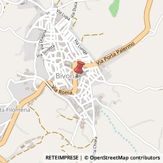 Mappa Via Roma, 62, 92010 Bivona, Agrigento (Sicilia)