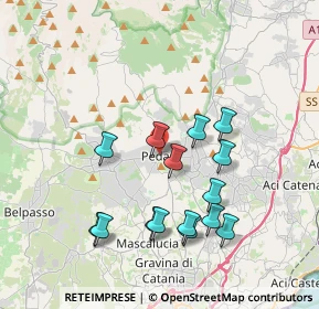 Mappa 95030 Pedara CT, Italia (4.13)