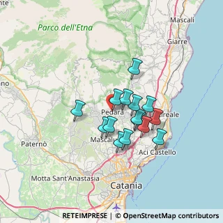 Mappa 95030 Pedara CT, Italia (5.64)
