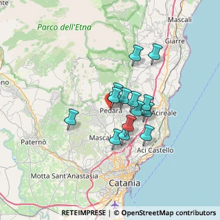 Mappa 95030 Pedara CT, Italia (5.65786)
