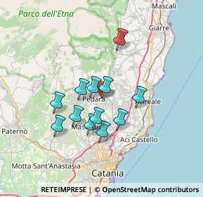 Mappa Via Pietro Mascagni, 95039 Trecastagni CT, Italia (6.13417)