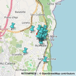 Mappa Via Caronda, 95024 Acireale CT, Italia (0.518)