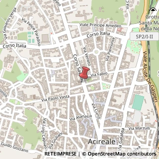 Mappa Corso Savoia, 111C, 95024 Acireale, Catania (Sicilia)