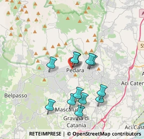 Mappa Via Perriera, 95030 Pedara CT, Italia (3.69083)