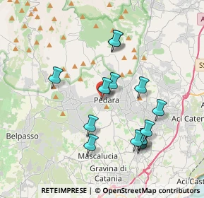 Mappa Via Perriera, 95030 Pedara CT, Italia (4.07714)