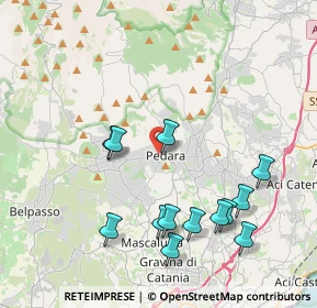 Mappa Via Perriera, 95030 Pedara CT, Italia (4.78)