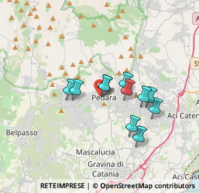 Mappa Via Perriera, 95030 Pedara CT, Italia (2.98727)