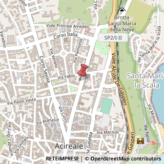 Mappa Corso Umberto I, 179, 95024 Acireale, Catania (Sicilia)