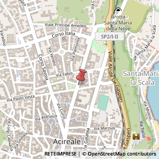 Mappa Corso Umberto, 136, 95024 Acireale, Catania (Sicilia)